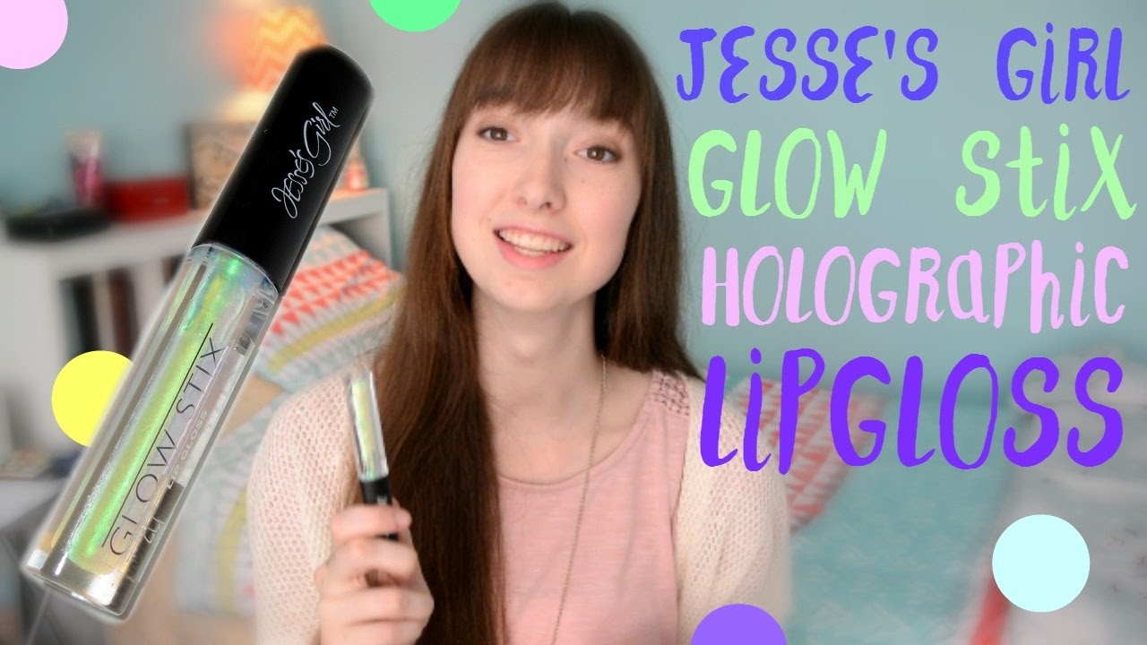Jesse's Girl Glow Stix Lip Gloss First Impressions & Demo YouTube
