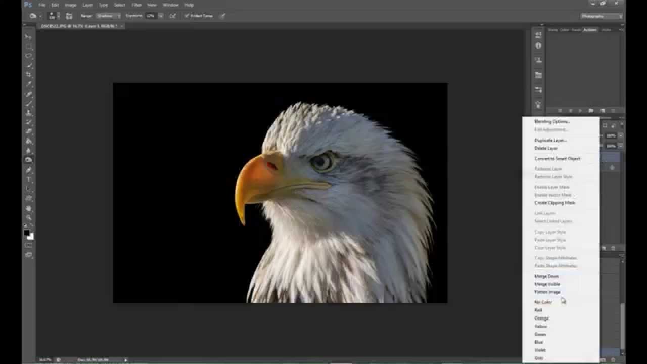 Create Black Background in Photoshop - YouTube