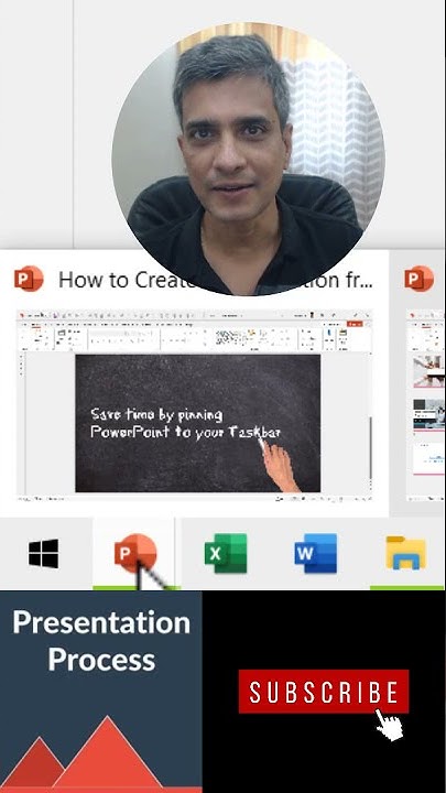 How to Pin PowerPoint to Taskbar #shorts - YouTube
