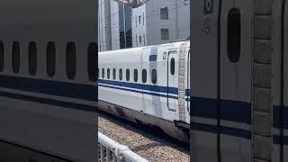 N700S系J3編成【JR東海車両】　のぞみ100号東京行　到着動画