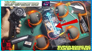 😲High speed tygatec super sonic rc car testing jumpscare | RC monster car lipo battery used | #video