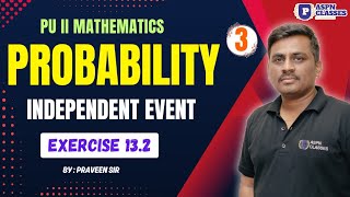 Probability class 12 || multiplication rule on probability || independent event || Exercise 13.2