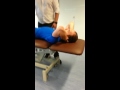 Technique Chicago / Lombopelvic manipulation in supine position
