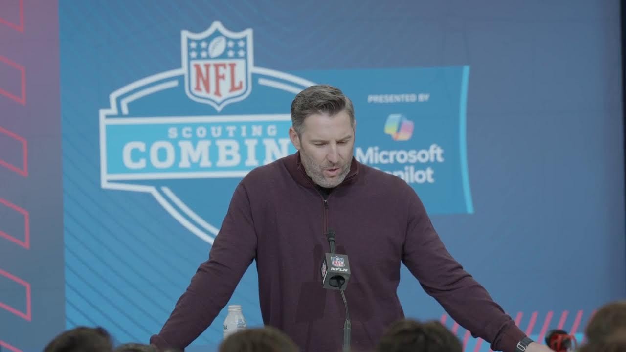 GM Adam Peters Speaks to the Media at the 2026 NFL Combine | Washington Commanders