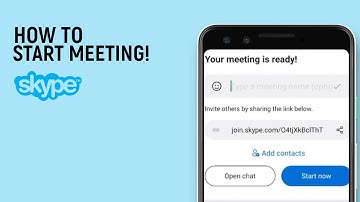 How to Start Meeting on Skype [easy]