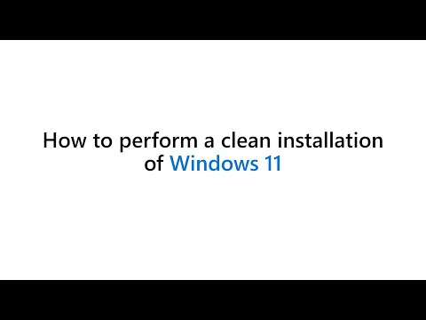 How to clean install a Windows 11 device