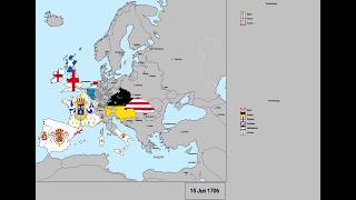 War of the Spanish succession | Every week/every two weeks/every month (1702-1714)