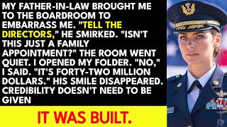 When My Father-in-Law Called Me a Family Hire Before the Board, I Let My Record Silence Him Update