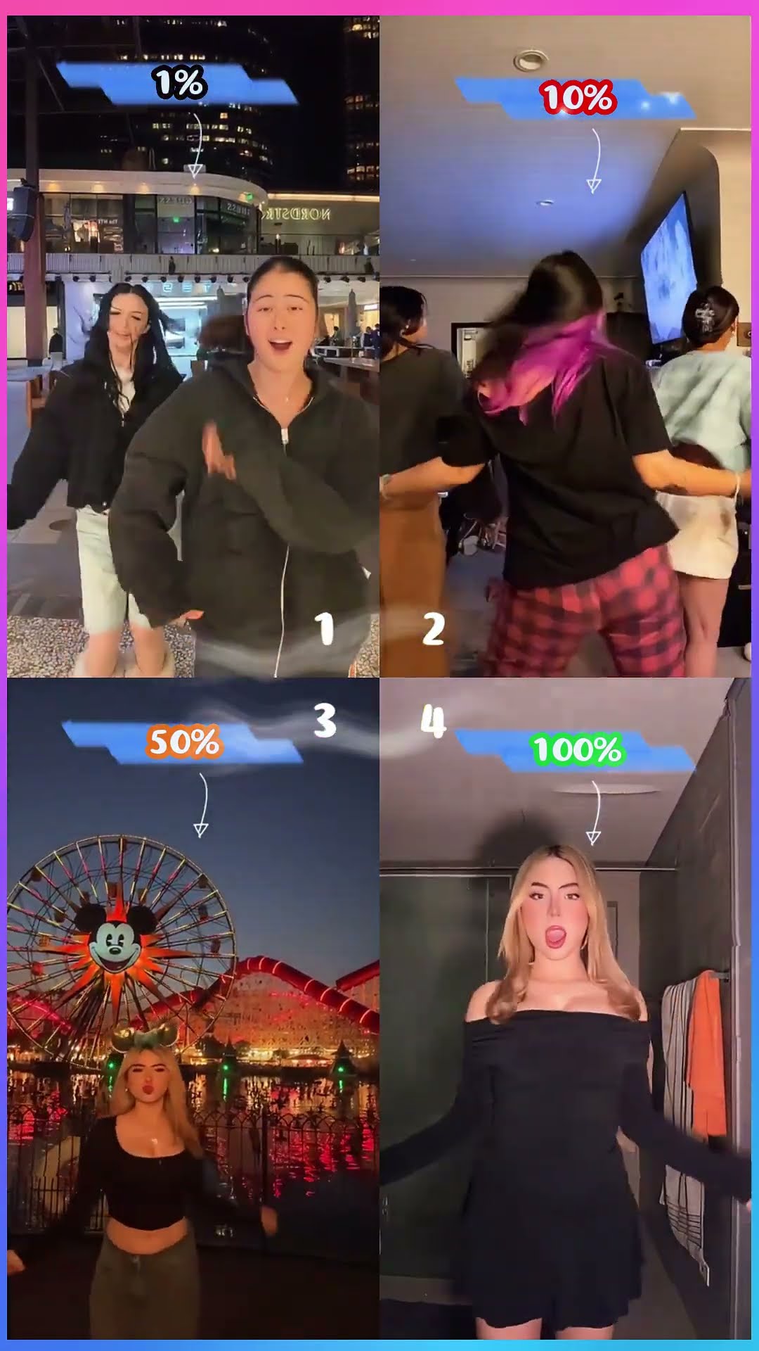 BONJIT ?? - 1, 10, 50 or 100 #shorts #tiktok #viral #dance #cute #funny #trend