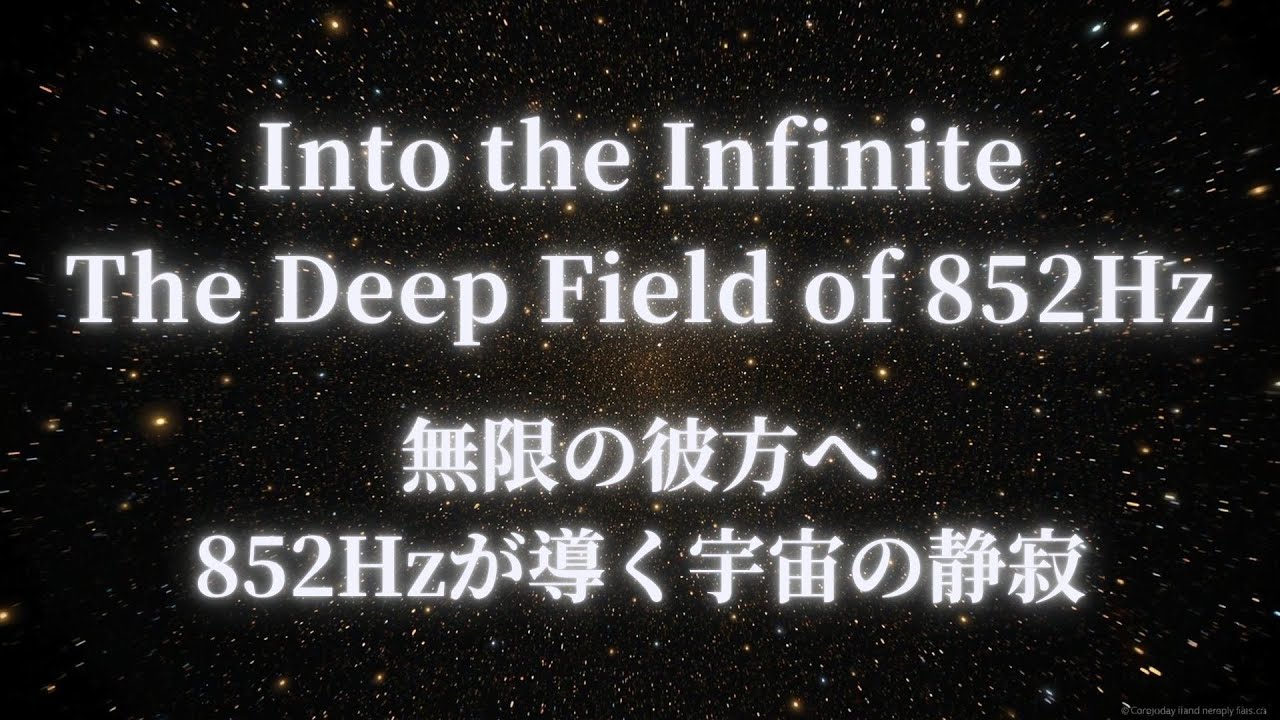Feeling Lost or Overwhelmed? Find Cosmic Stillness in the Deep Field × 852Hz　心が迷う夜にー宇宙の静寂と852Hzの深い癒し