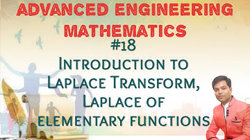 Introduction to Laplace Transforms & Laplace of Elementary Functions in Hindi