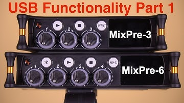How to use a Sound Devices Mixpre-3 or Mixpre-6 as a USB interface Part 1