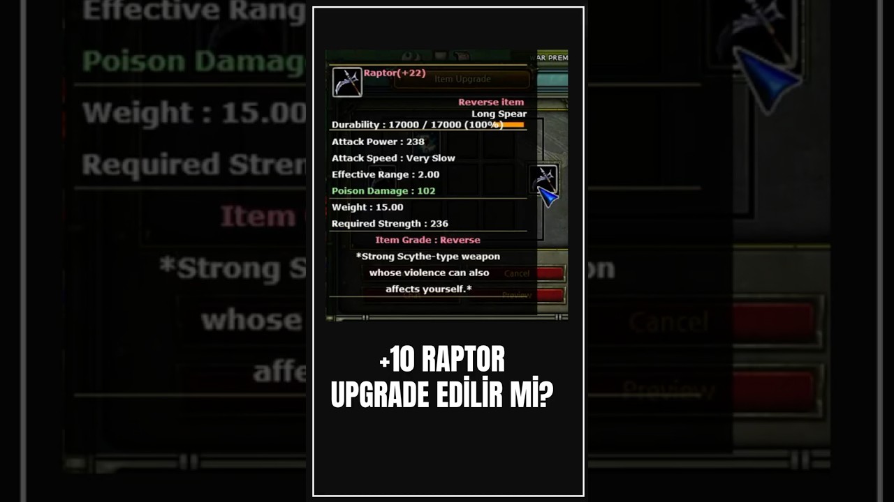 +10 RAPTOR UPGRADE EDİLİR Mİ? 