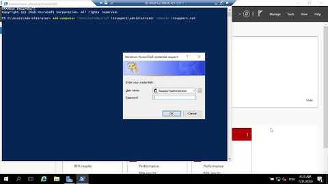 70-741 Revision - Adding to domain and renaming computer (PowerShell)