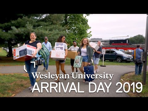 Wesleyan University Arrival Day 2019