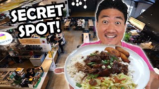 Crazy LA FOOD HALL TOUR! Caribbean Food to Korean Food!