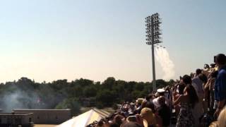 Blue Angels Fly By USNA Graduation 2012