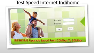 test Speed indihome 50 mbps setelah upgrade from 20 mbps 