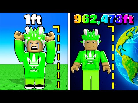 ich WACHSE jede SEKUNDE in ROBLOX!