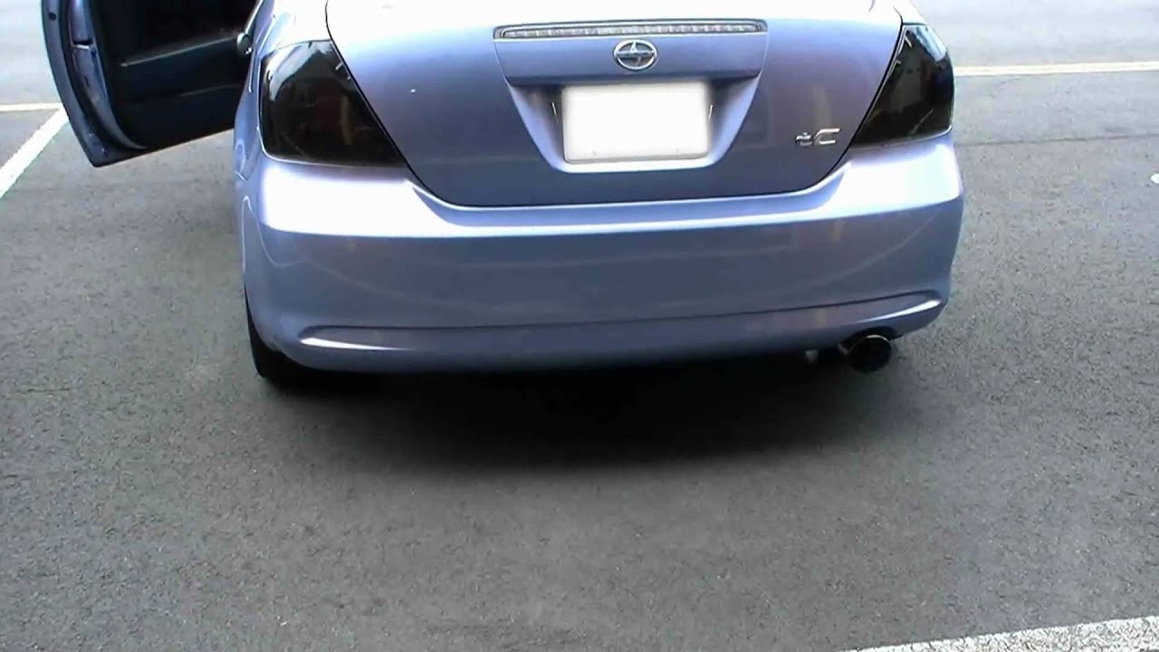 PTUNING 3" Axle-Back Exhaust System for the 2005-2010 Scion tC - YouTube