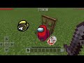 HOW TO MAKE A SECRET TRAPDOOR to Among Us in Minecraft PE