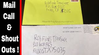 Sunday Shout-out and Mail Call, Episode 1