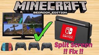 How to Play 4 Player Split Screen in Minecraft on 1 TV (Fast