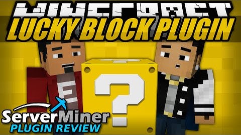 How to craft Lucky Blocks in Minecraft with LUCKY BLOCKS Plugin