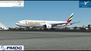 P3D v3.1 ★ PMDG 777 ★ Landing EDDL ★ OOM is Back