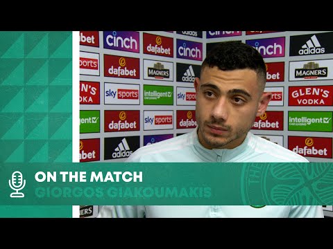 Giorgos Giakoumakis On The Match | Celtic 3-2 Dundee | Hat-trick Hero Giakoumakis!