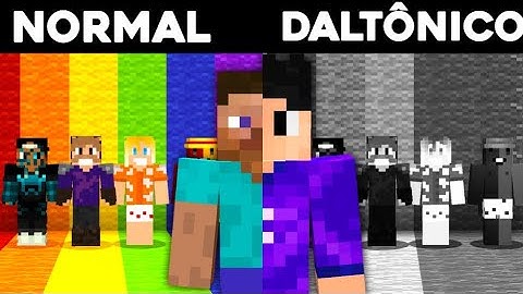 ME VINGUEI DO MEU AMIGO DALTÔNICO COM MINECRAFT