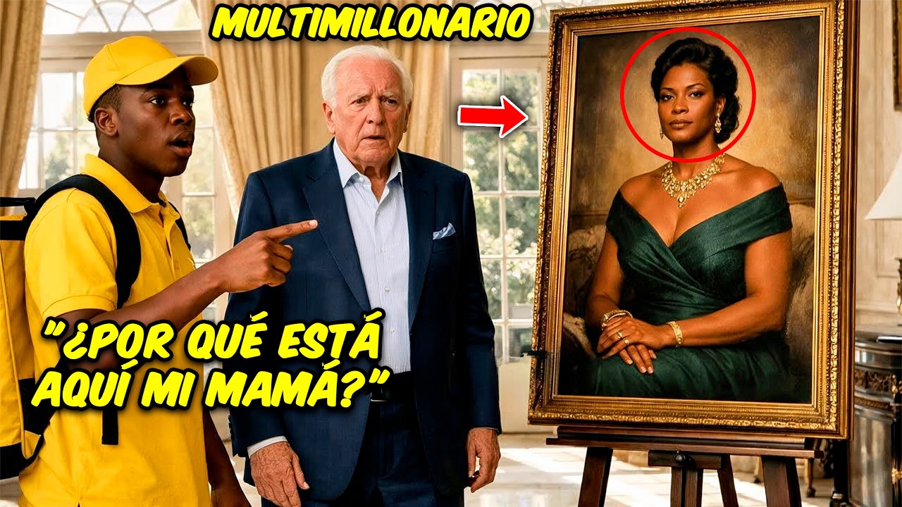 Repartidor Negro Pregunta: ¿Por Qué La Foto De Mi Mamá Está En Tu Mansión? Verdad Impactante