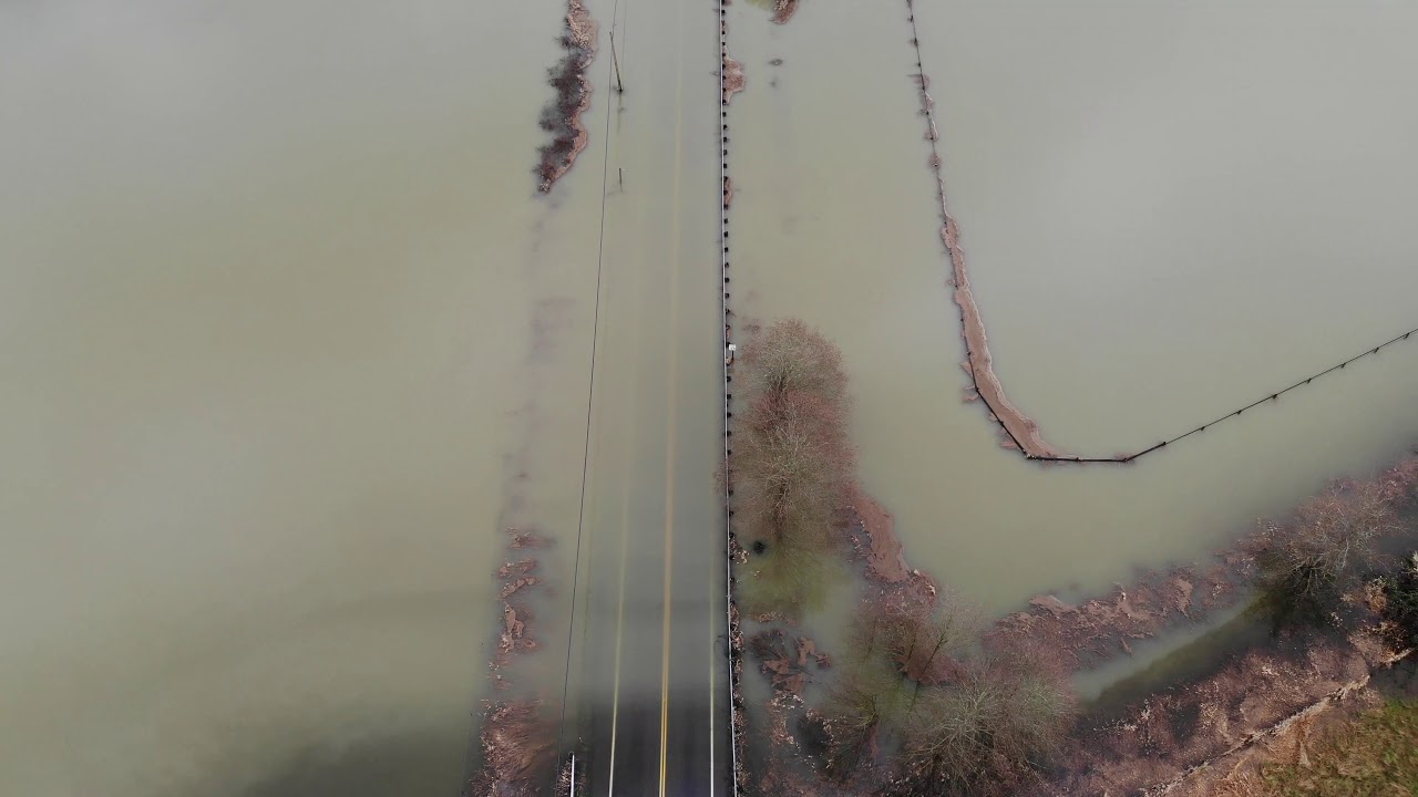 Snoqualmie Valley Flooding via DJI Mavic Air Feb. 2018 - YouTube