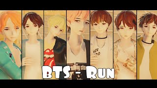 【MMD MV||Original Motion】BTS (방탄소년단) - Run
