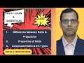 Class 10|Maths|Ratio vs. Proportion (Difference), Properties &amp; Types of Ratio, Hands-On