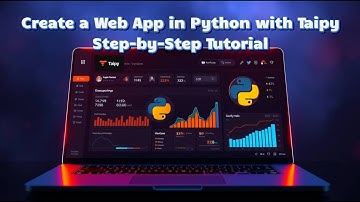 🚀 Create a Web App in Python with Taipy | Step-by-Step Tutorial 🐍