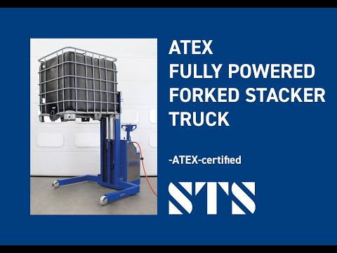 ATEX Power Drive Forked Stacker (STP12-FAC01-1300kg-EX)