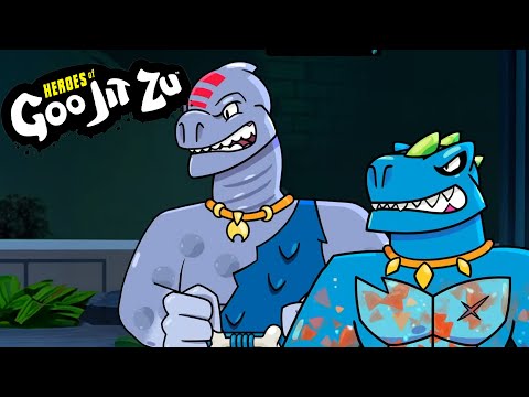 Dino Power! ⚡️ HEROES OF GOO JIT ZU | New Compilation | Cartoon For Kids