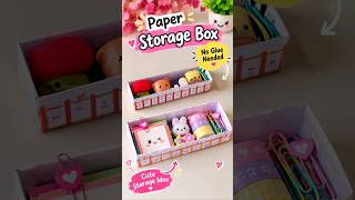 DIY Paper Storage Box😍#diy#craft#aesthetic #trending #gift #papercraft #shorts #youtubeshorts – Zayan mini creation