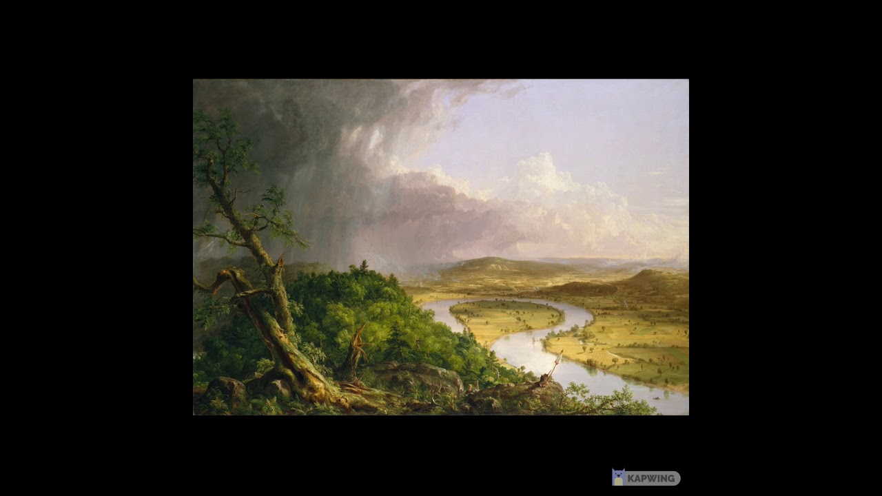 The Oxbow by Thomas Cole Midterm Video