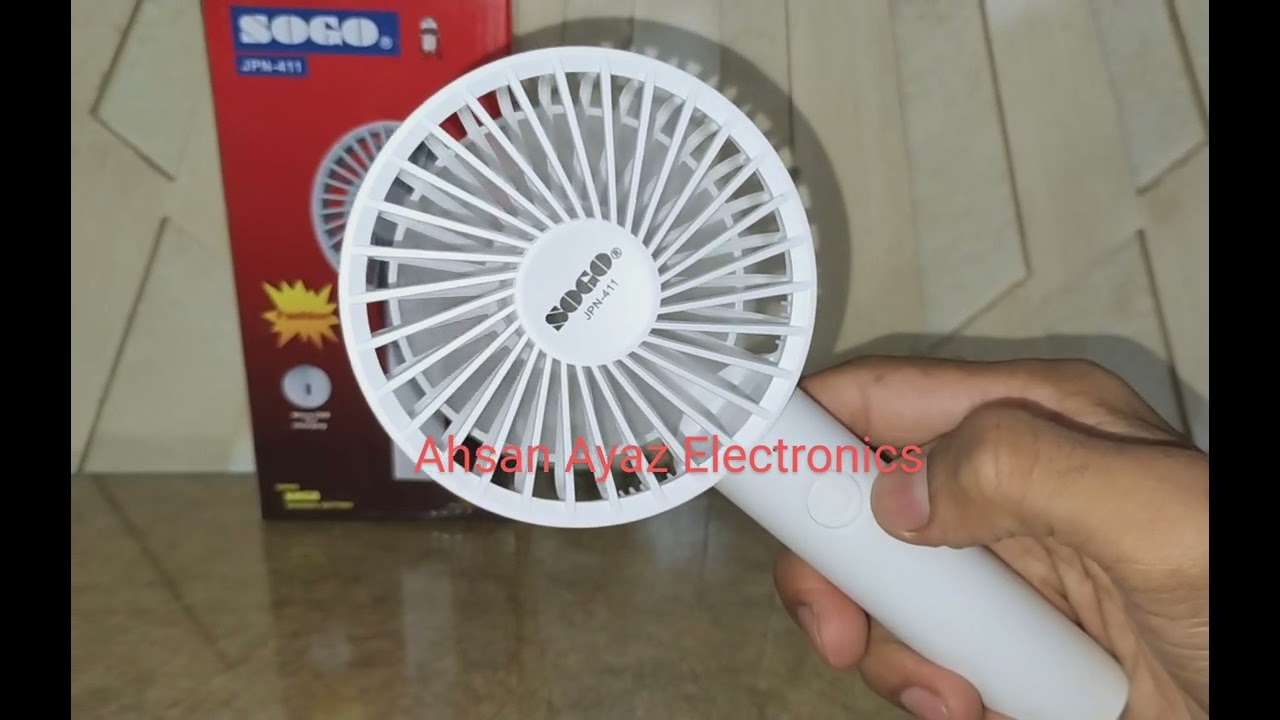 Sogo Rechargeable Smart Mini Hand Fan || Unboxing || New Arrival 2023