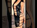 Leather dress♡