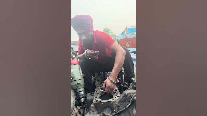 How to piston clearance check Cummins #shortsfeed #automobile #repair #restoration #toyota #ford #ok