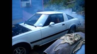 1st Start of 1983 Mazda RX7 Take 2: It actually runs!