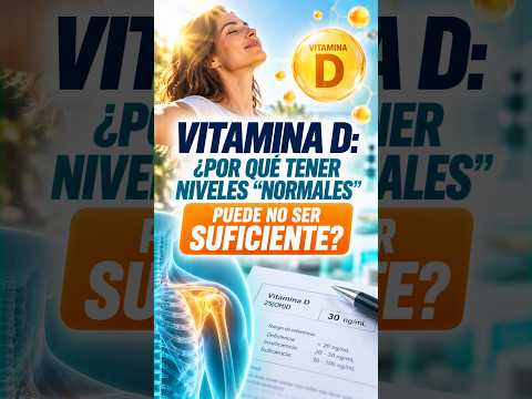 ☀️ Vitamina D: ¿por qué tener niveles “normales” puede no ser suficiente?
