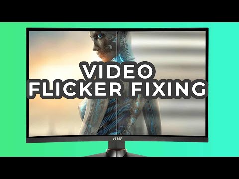 إزالة الوميض من اي فيديو  
