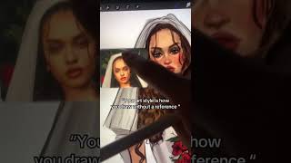 Can’t draw without a reference #katseye #daniela #fanart #procreate
