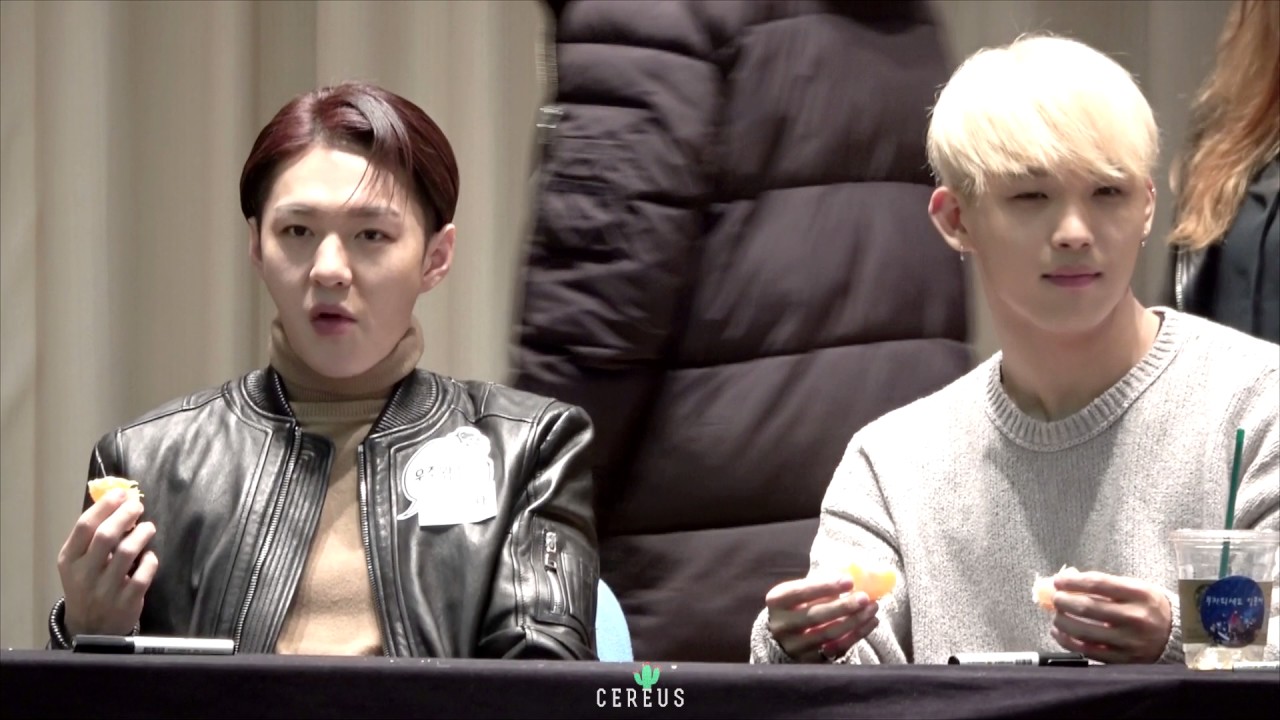 161112 용산팬사인회 귤이 너무 맛있는 비투비 창섭 직캠