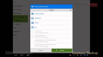 VIC.HK - Android Mobile POS Database Backup & Restore Follow Step
