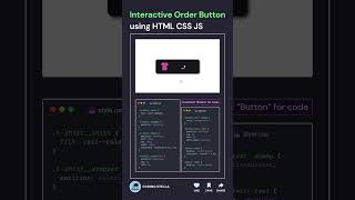 Interactive Order Button 🤯 #css #html